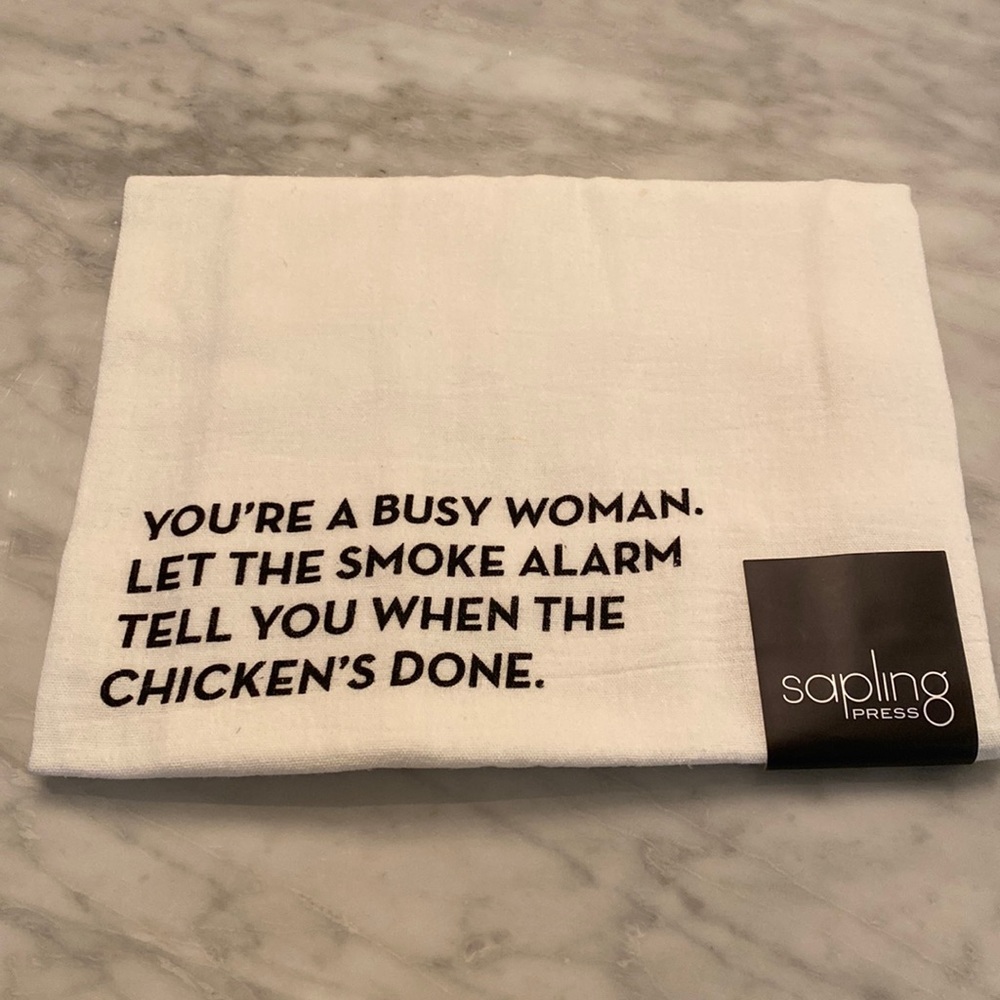 NWT,  Sapling Press Dishtowel